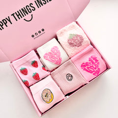 Pink Socks Gift Box