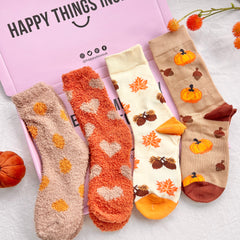 Autumn Socks Gift Box