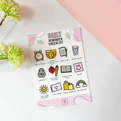 Daily Reminder Checklist