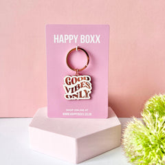 Good Vibes Only Keyring