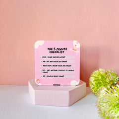 5 Minute Selfcare Coaster