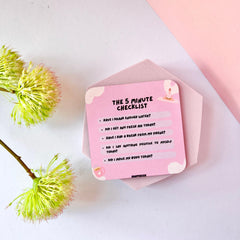5 Minute Selfcare Coaster