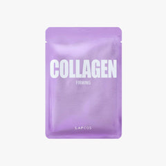 Purple collagen packaging with 'COLLAGEN' and 'LAPCOS' text on a white background