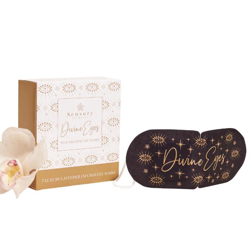 Divine Eyes Lavender Scented Self-Heating Eye Mask - Happy Boxx UK