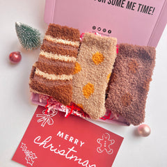 Festive Fluffy Socks Box