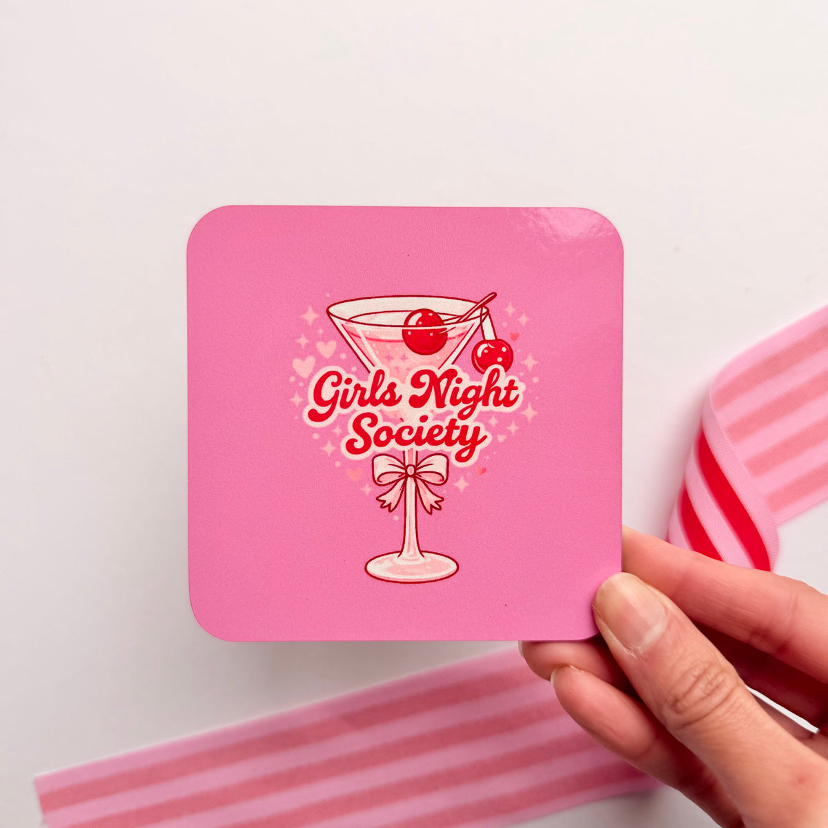 Girls Night Society Coaster