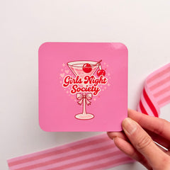 Girls Night Society Coaster