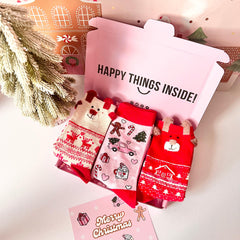 Festive Socks Gift Box