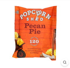 Popcorn Shed Pecan Pie popcorn package on a white background