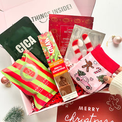 Candy Cane Treat Box