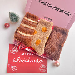 Festive Fluffy Socks Box