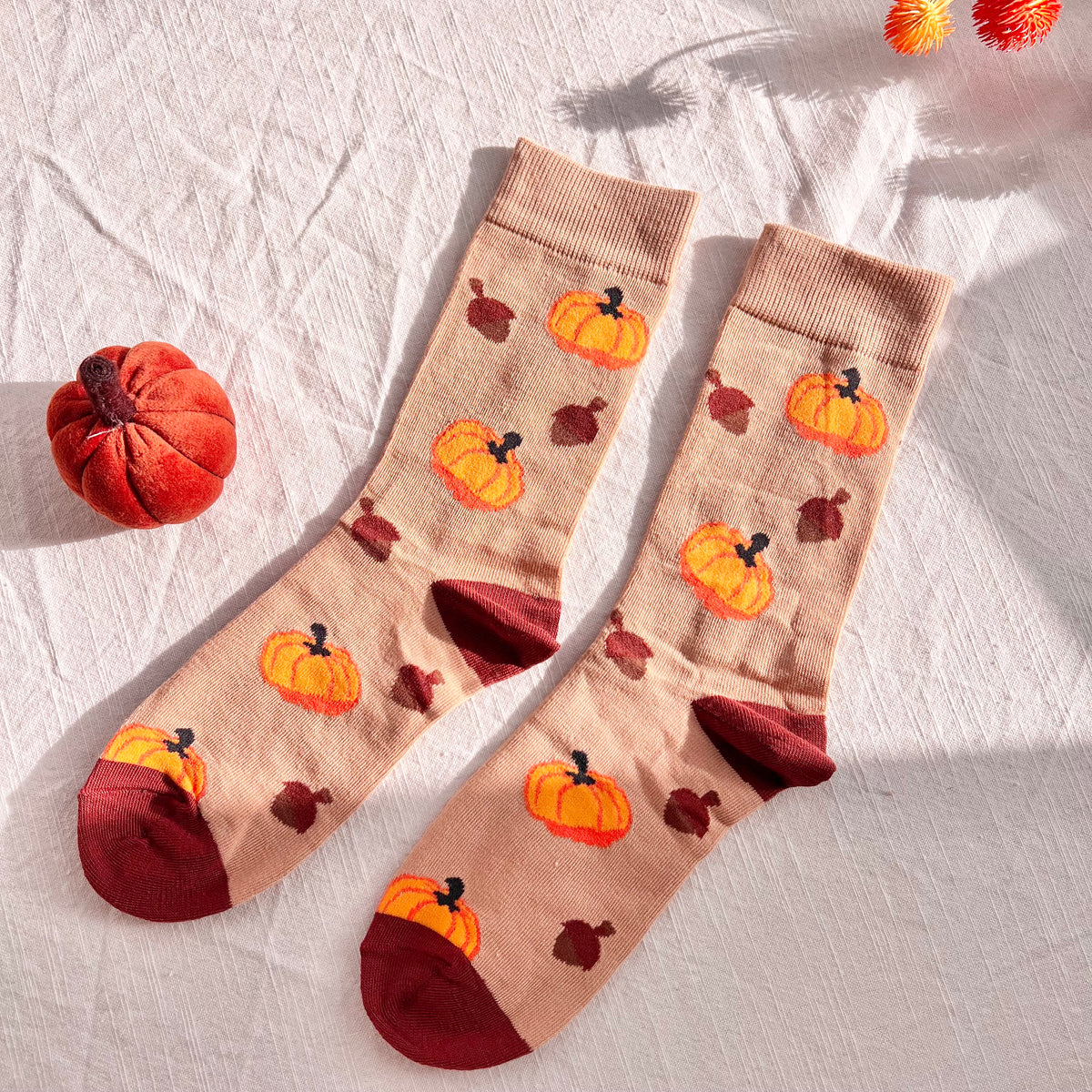 Pumpkin Socks