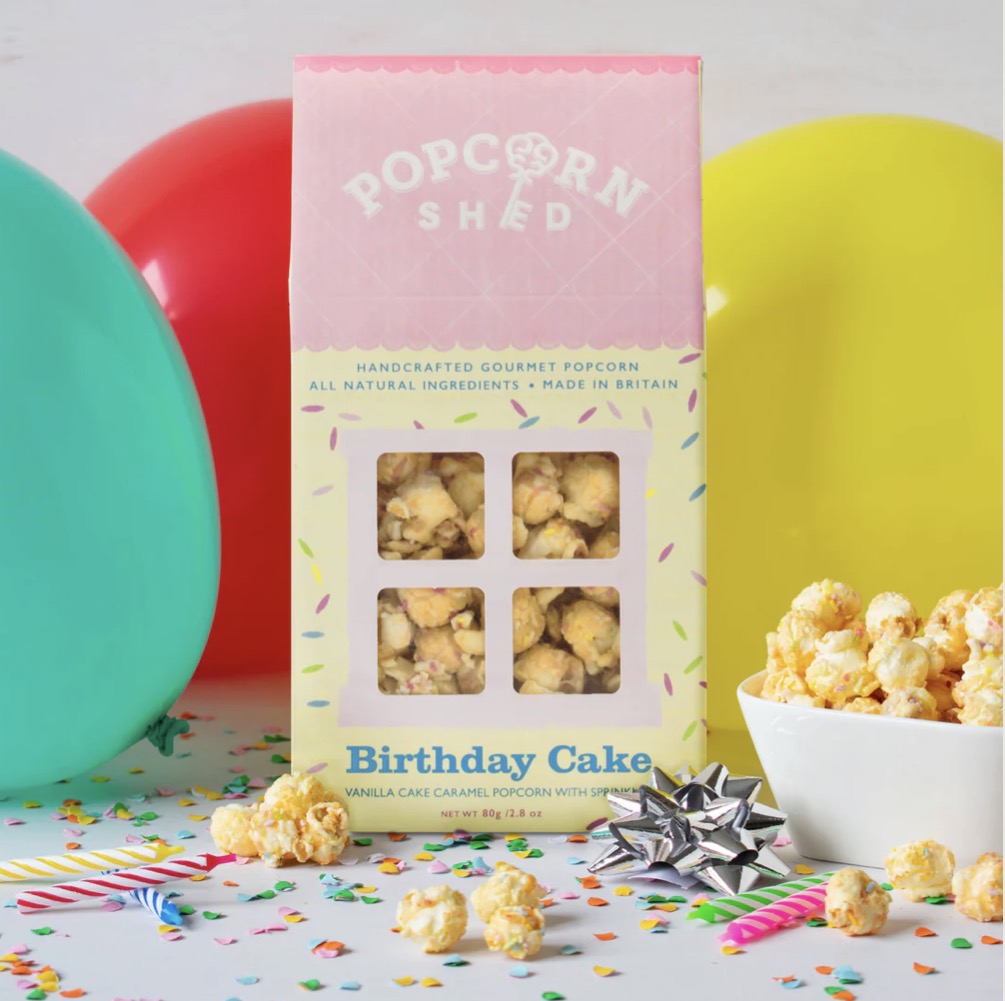 Luxury Birthday Cake Gourmet Popcorn