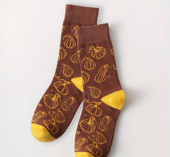 Pumpkin Socks