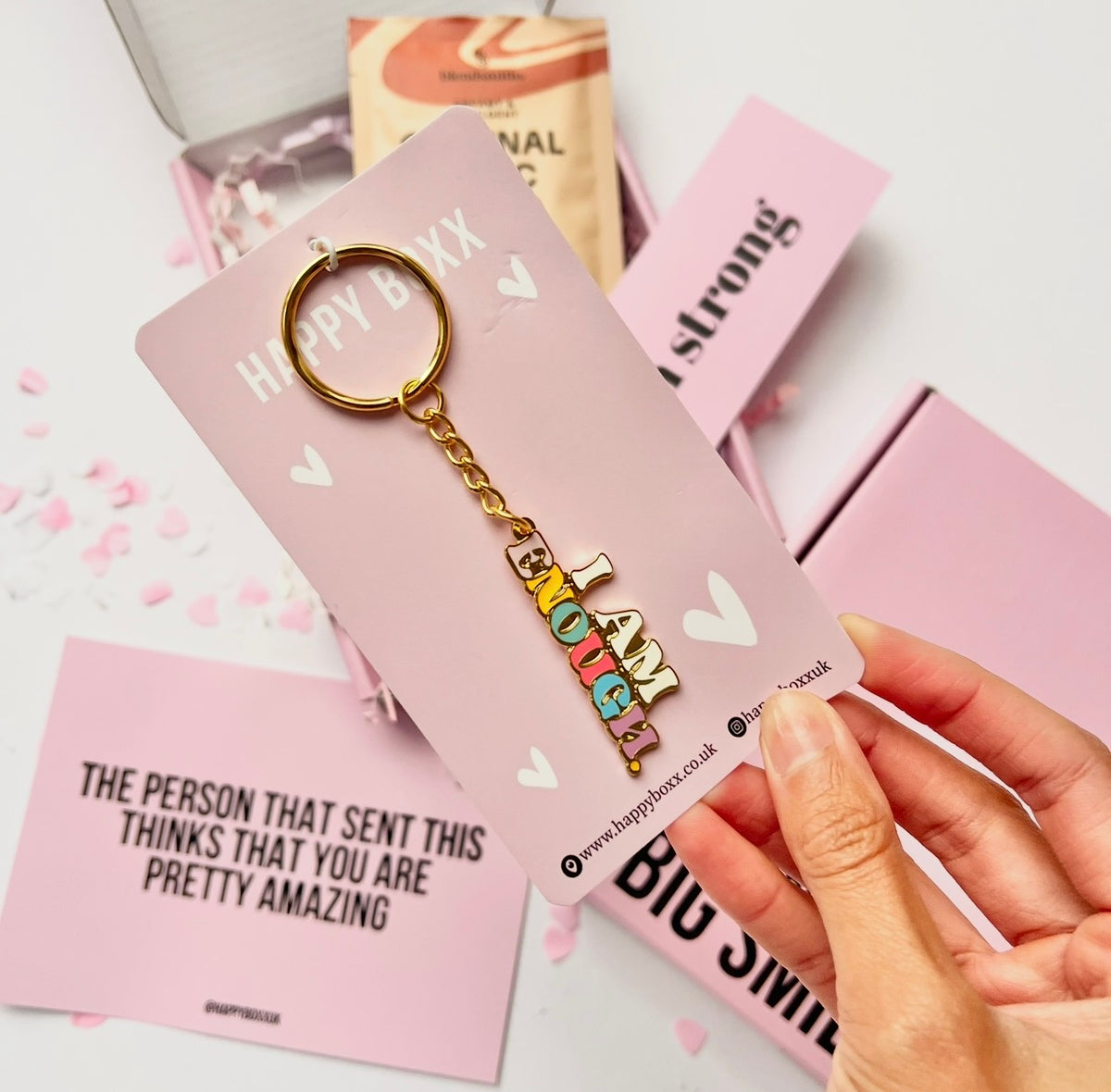 I Am Enough Keyring