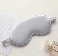 Grey Satin Sleep Mask