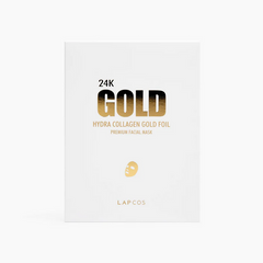 Lapcos 24K Gold Foil Premium Collagen Face Mask